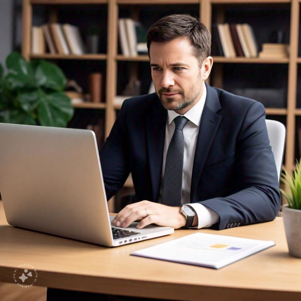 A psychiatrist hosting a virtual Q&A session on mental health, engaging with followers on social media platforms